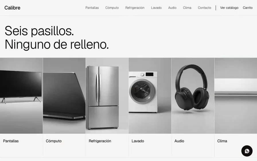 Captura de calibre-store